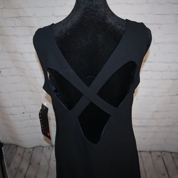 Scarlett Black Sleeveless Long Dress Women's Size 12-NWT - Picture 3 of 8